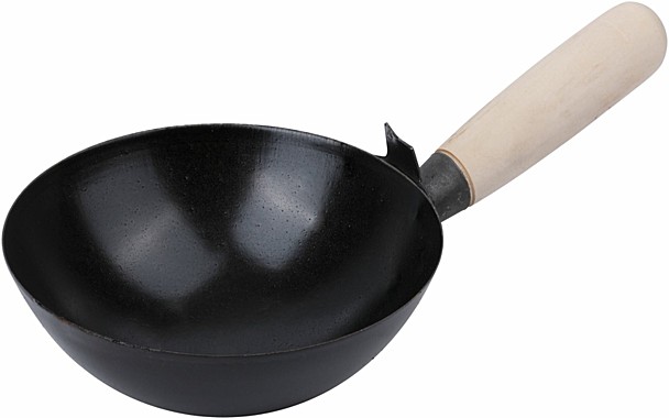 Ковш штукатурный d160мм. с деревянной ручкой (круглое дно)